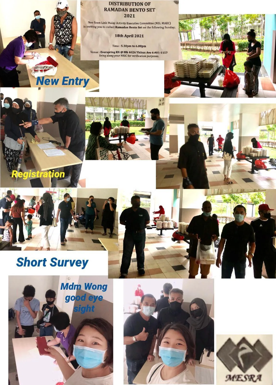 Photograph or poster for Ramadan Bento Sets & Dates Donation from the NSL MAEC activity archive